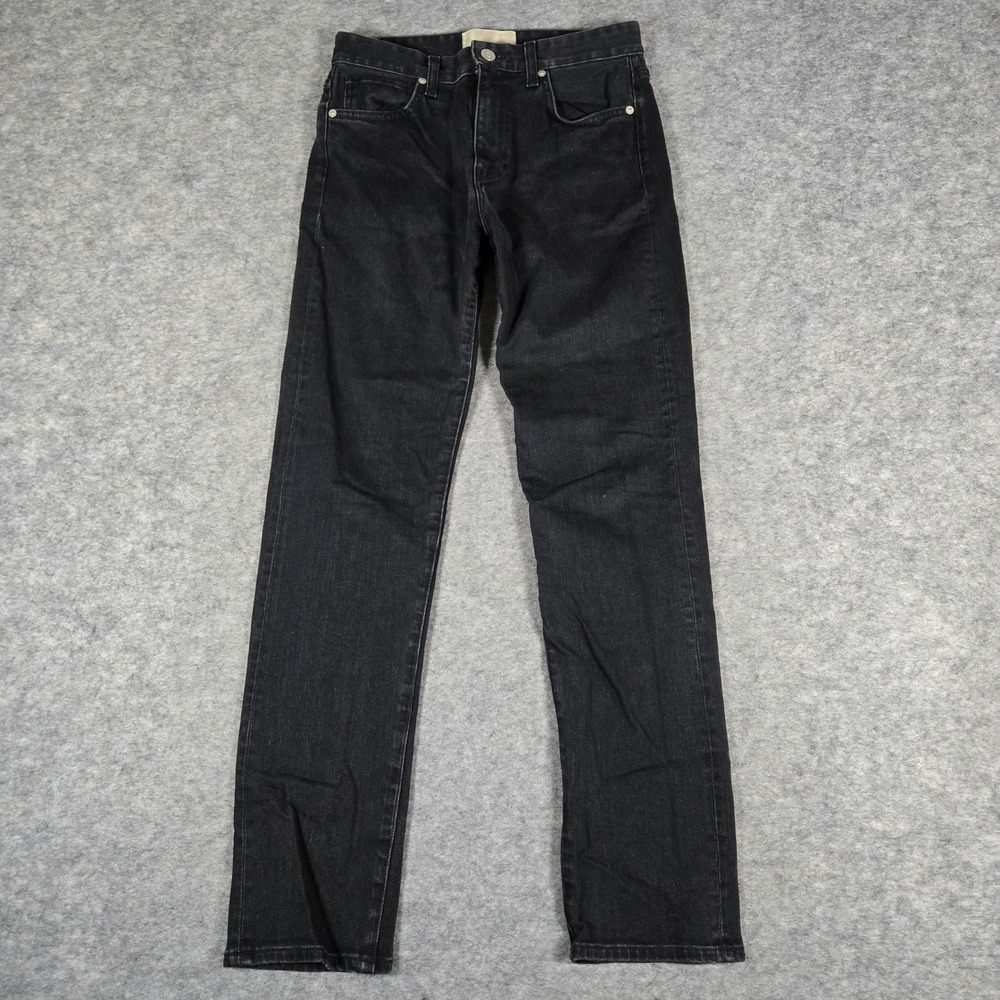 CQY Womens Black Brooklyn Straight Leg Jeans 26